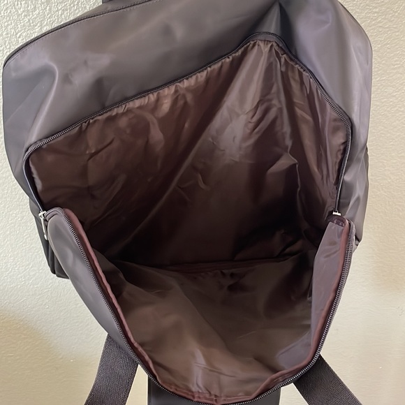 RARE! Omega Watch Speedmaster James Bond Folding Brown Tote Travel Carry On Bag - Picture 6 of 9